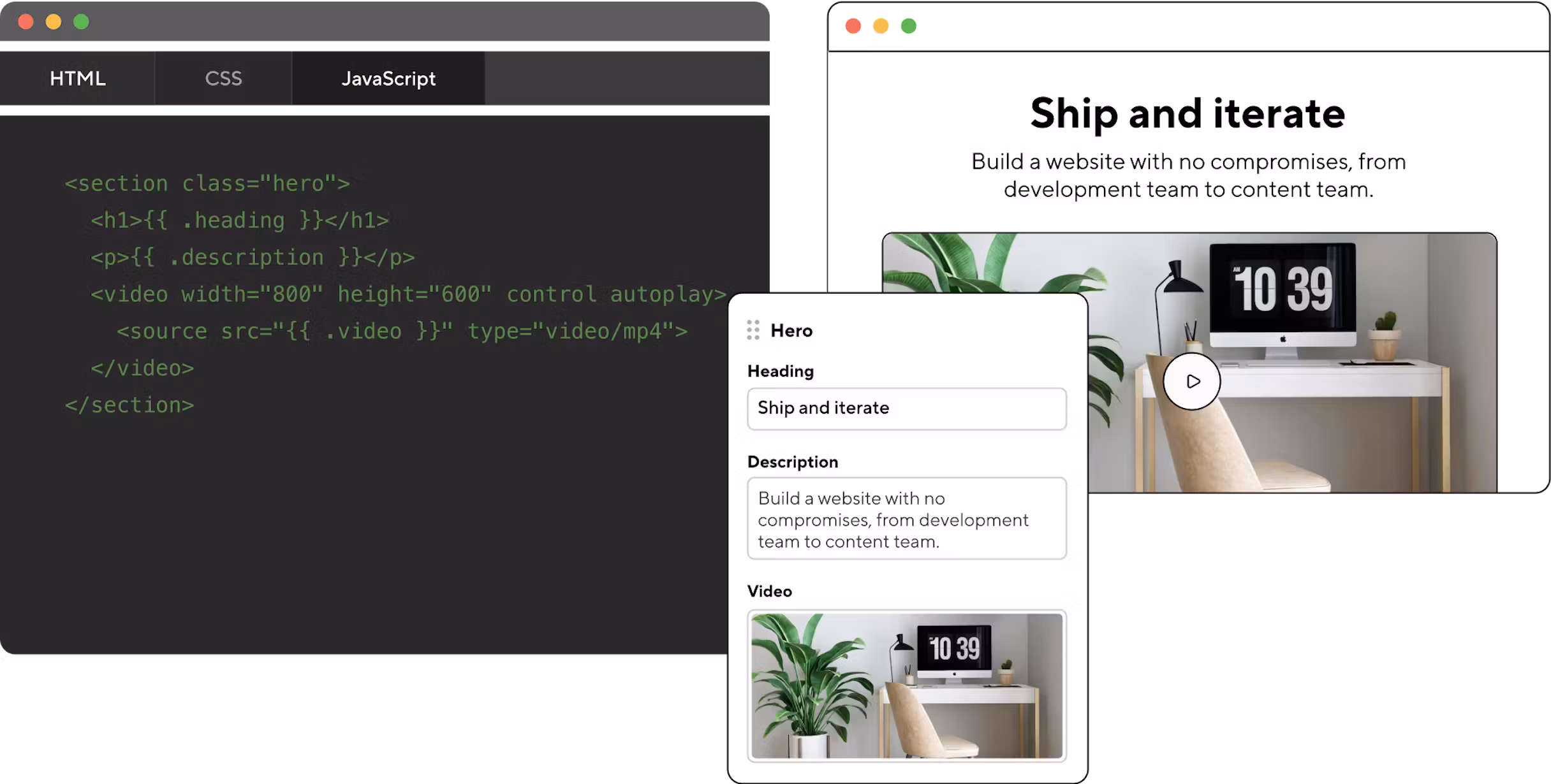 developer view