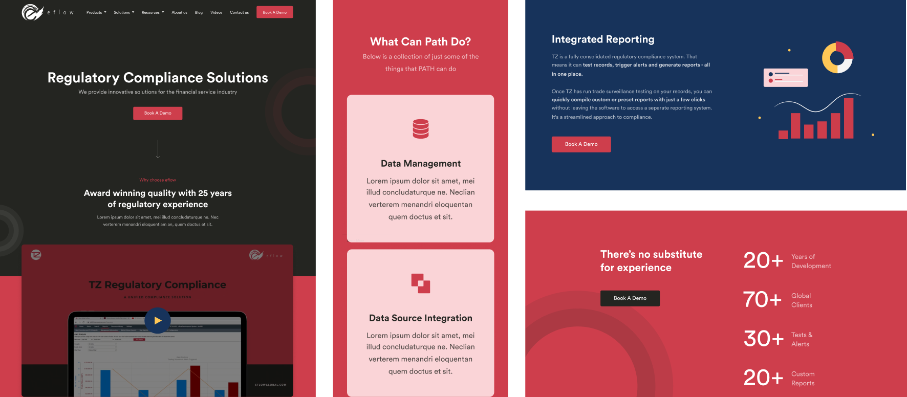 eflow website's screenshot
