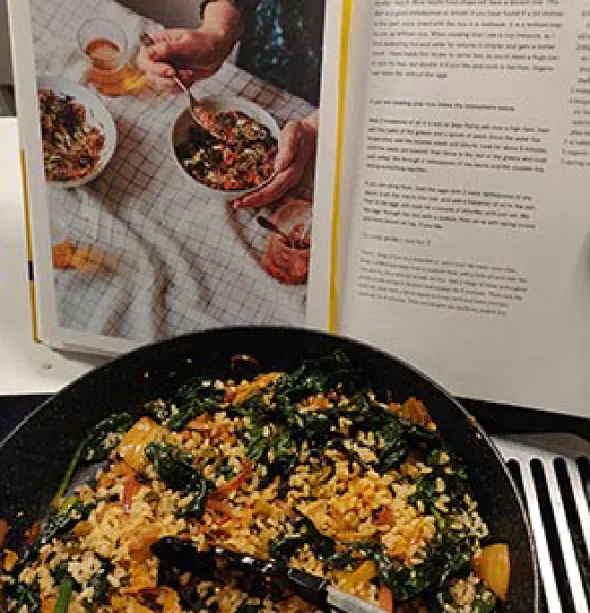 cooking from a recipe